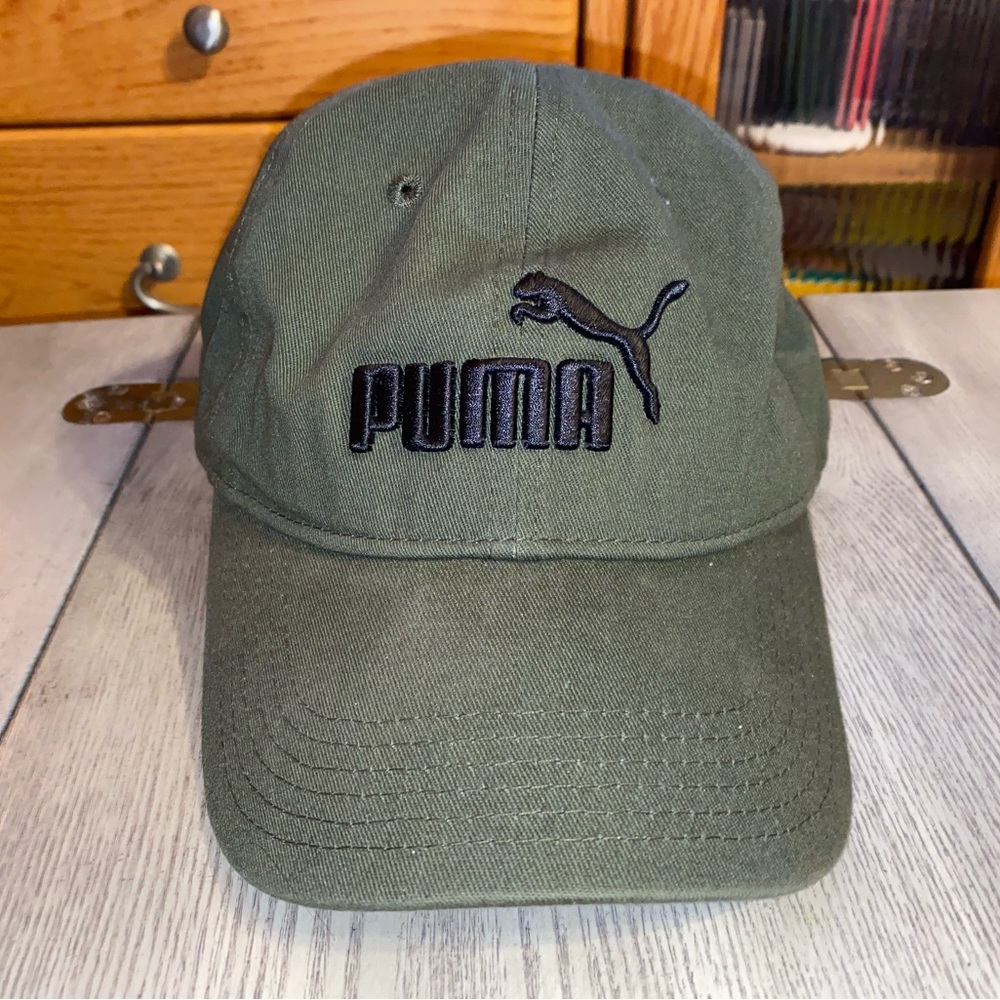 Puma Green Baseball Hat Adjustable for Men or Women